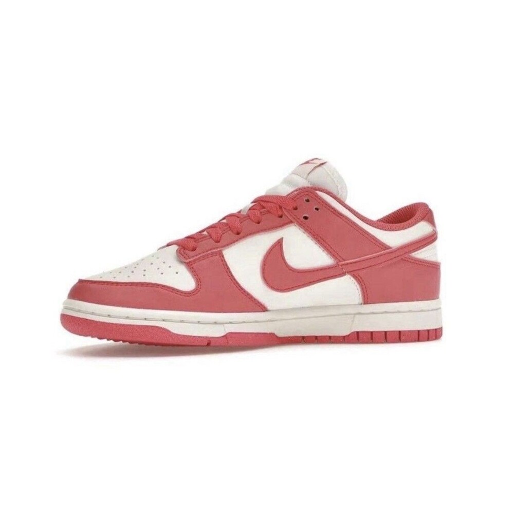 NIB Nike Dunk Low W11 M9.5 Pink Sail Leather Colorblock Sneaker DD1873-600